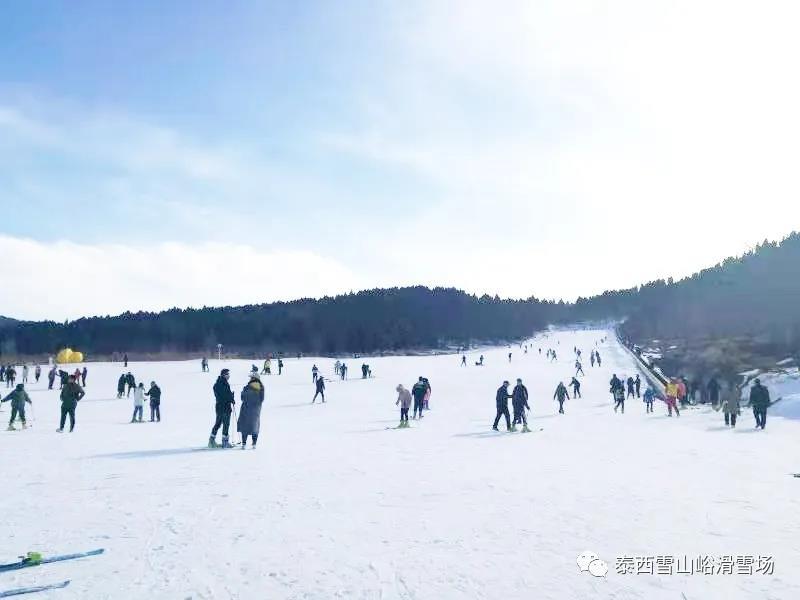 肥城雪山峪滑雪场介绍图片